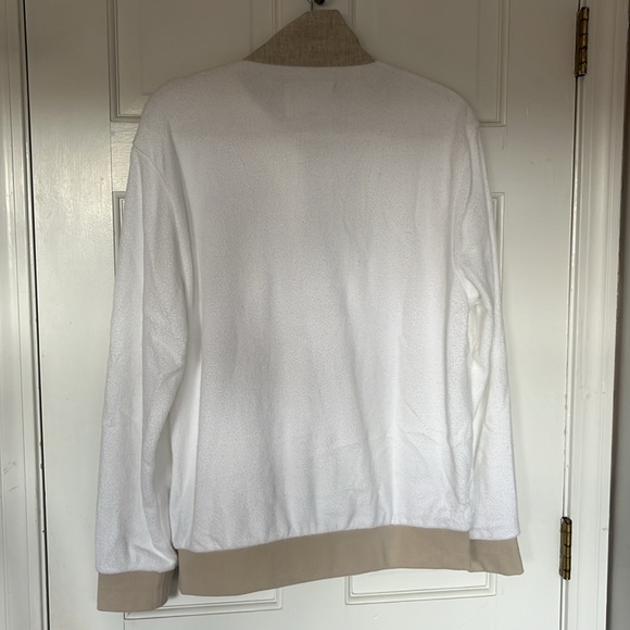 M • Tombolo Sun Leopard Cabana Long-Sleeve Shirt Top - LIKE NEW - Picture 7 of 8